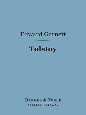 cover image of Tolstoy (Barnes & Noble Digital Library)
